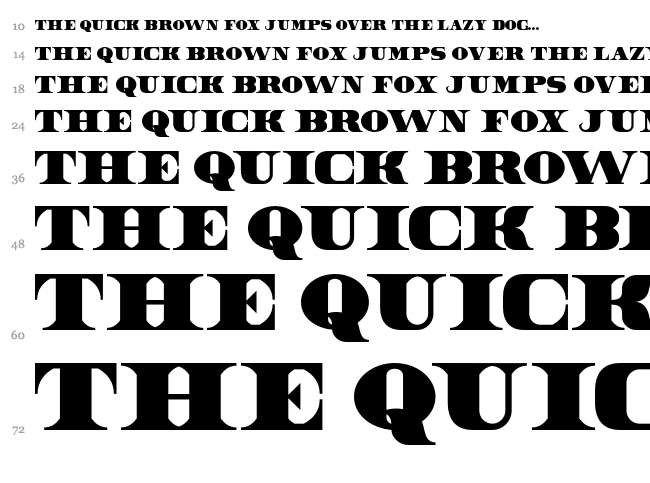 Dollar Bill font waterfall